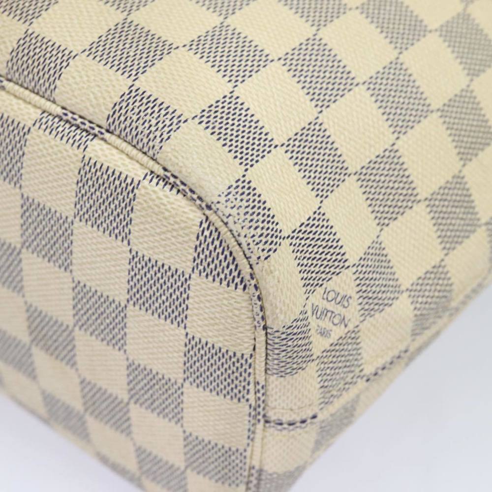 LOUIS VUITTON Damier Azur Neverfull PM Tote Bag N41362 LV Auth 80052 - Picture 16 of 16
